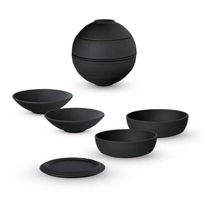 Conjunto de Jantar para 2 Pessoas - La Boule 7 Peças Preto